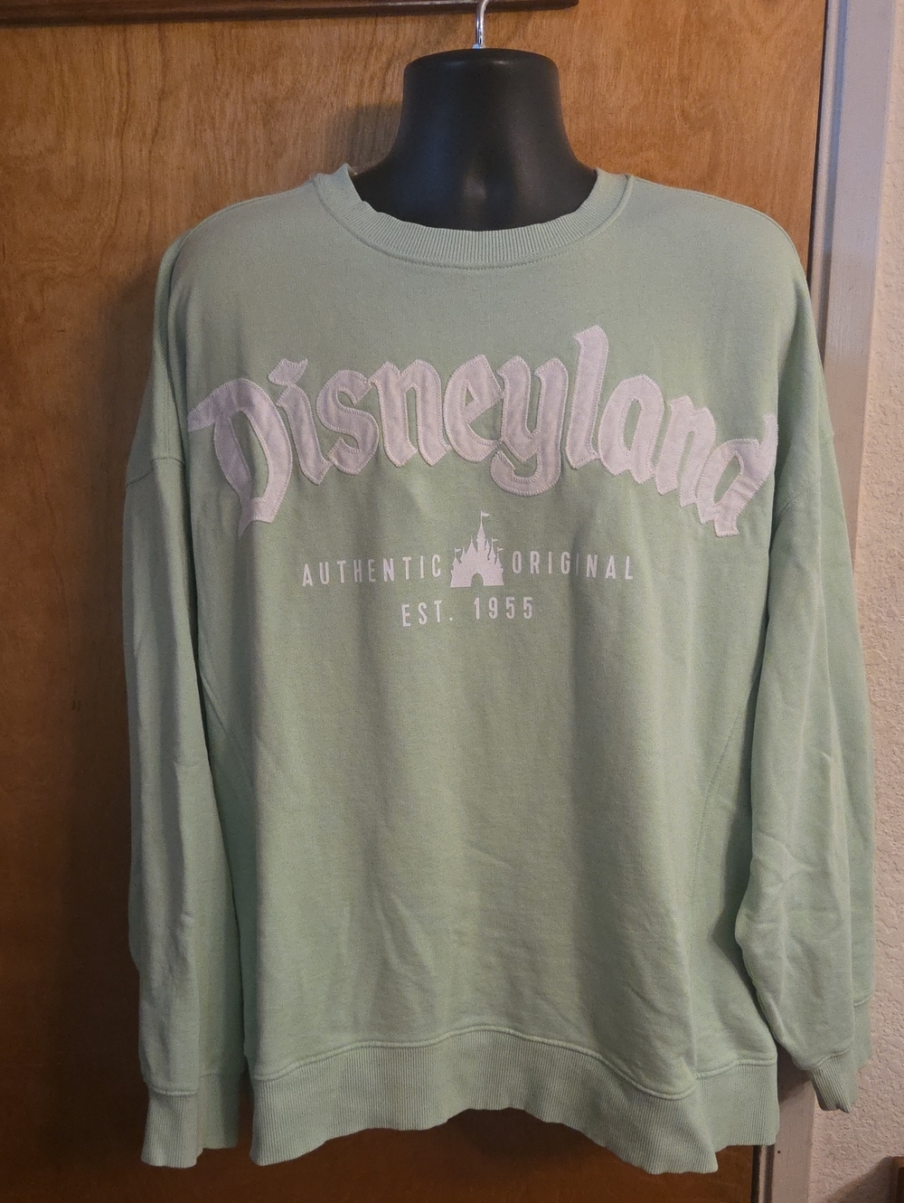 2026 Disney Parks Disneyland World Green Sweatshirt Pullover Size XXL